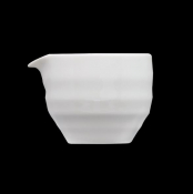 ARTISAN CREME GLOBE MINI JUG 2.5OZ WHITE