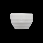ARTISAN CREME GLOBE DIP POT 2.5OZ WHITE