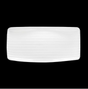 ARTISAN CREME RECT PLATTER 30 X15CM WHITE