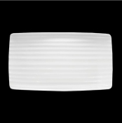 ARTISAN CREME RECT PLATTER 36 X20CM WHITE
