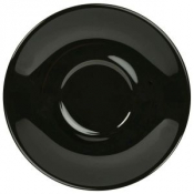 GENWARE PORCELAIN BLACK SAUCER 4.8inch