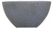ARTISAN KERNOW VITRIFIED GREY ROUND DEEP BOWL 15.5CM X6