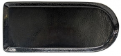 ARIANE PEEL BLACK BURGER PLATE 32X15CM