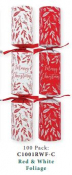 11inch RED & WHITE FOLIAGE C CONTENT