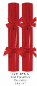 14inch RED VERSAILLES CRACKER EMBOSSED X24