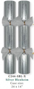 14inch SILVER BLENHEIM CRACKER EMBOSSED X24