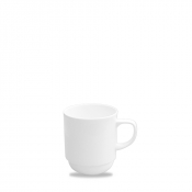 CHURCHILL ALCHEMY FINE CHINA WHITE STACKING MUG 10OZ