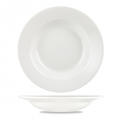 CHURCHILL ALCHEMY FINE CHINA WHITE ROUND PASTA BOWL 28.1OZ