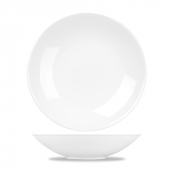 CHURCHILL ALCHEMY FINE CHINA WHITE BALANCE COUPE BOWL 10.5inch