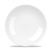 CHURCHILL ALCHEMY FINE CHINA WHITE BALANCE COUPE PLATE 9inch
