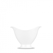 CHURCHILL ALCHEMY FINE CHINA WHITE BALANCE FOOTED SOUP BOWL 12OZ