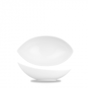 CHURCHILL ALCHEMY FINE CHINA WHITE BALANCE TEAR DISH 23OZ