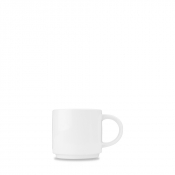 CHURCHILL SUPER VITRIFIED COMPACT WHITE STACKING BREAKFAST CUP 10OZ