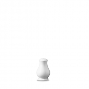 CHURCHILL SUPER VITRIFIED WHITE SANDRINGHAM PEPPER POT 3.3inch