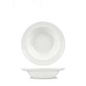 CHURCHILL SUPER VITRIFIED WHITE RIMMED FRUIT BOWL 6.7OZ
