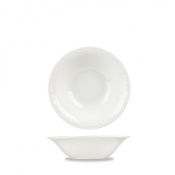 CHURCHILL SUPER VITRIFIED CHATEAU WHITE OATMEAL BOWL 12.7OZ