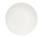 CHURCHILL SUPER VITRIFIED WHITE PROFILE COUPE PLATE 11inch