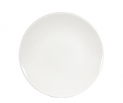 CHURCHILL SUPER VITRIFIED WHITE PROFILE DEEP COUPE PLATE 10inch
