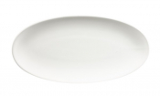 CHURCHILL SUPER VITRIFIED WHITE CHEFS' OVAL PLATE 13.7X6.8inch