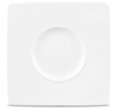 CHURCHILL ALCHEMY FINE CHINA AMBIENCE SQUARE WIDE RIM PLATE 8.3inch