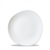 CHURCHILL SUPER VITRIFIED TRACE WHITE ORGANIC PLATE 8.3inch