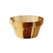 CHURCHILL ART DE CUISINE NATURAL ACACIA MEDIUM PLANT POT 7.8X3.9inch