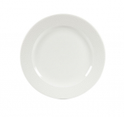 CHURCHILL SUPER VITRIFIED ISLA WHITE FOOTED PLATE 10.9inch