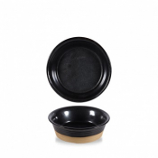 CHURCHILL ART DE CUISINE IGNEOUS BLACK PIE DISH 19.3OZ