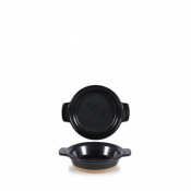 CHURCHILL ART DE CUISINE IGNEOUS BLACK INDIVIDUAL DISH 6.6OZ