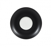 CHURCHILL ART DE CUISINE MENU SHADES ASH BLACK SAUCER 6.1inch