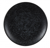 CHURCHILL ART DE CUISINE MENU SHADES CALDERA ASH BLACK COUPE PLATE 8inch