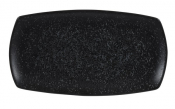 CHURCHILL ART DE CUISINE MENU SHADES CALDERA ASH BLACK PLATE 14X7.4inch