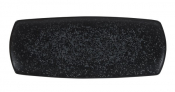 CHURCHILL ART DE CUISINE MENU SHADES CALDERA ASH BLACK PLATE 14X5.6inch
