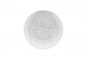CHURCHILL ART DE CUISINE MENU SHADES CALDERA CHALK WHITE COUPE PLATE 8inch
