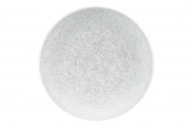 CHURCHILL ART DE CUISINE MENU SHADES CALDERA CHALK WHITE COUPE PLATE 10.6inch