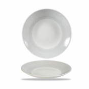CHURCHILL SUPER VITRIFIED ISLA SHALE GREY COUPE PLATE 10inch