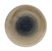 CHURCHILL SUPER VITRIFIED STONECAST AQUEOUS BAYOU COUPE PLATE 10.2inch