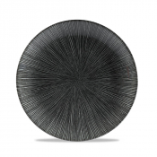 CHURCHILL SUPER VITRIFIED STUDIO PRINTS AGANO BLACK COUPE PLATE 8.5inch