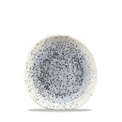 CHURCHILL SUPER VITRIFIED STUDIO PRINTS MINERAL BLUE ORGANIC PLATE 7.3inch