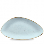 CHURCHILL SUPER VITRIFIED STONECAST DUCK EGG BLUE CHEF'S PLATE 14X7.4inch