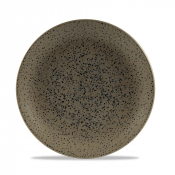 CHURCHILL ART DE CUISINE MENU SHADES CALDERA FLINT GREY COUPE PLATE 8inch