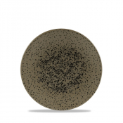 CHURCHILL ART DE CUISINE MENU SHADES CALDERA FLINT GREY COUPE PLATE 6.1inch