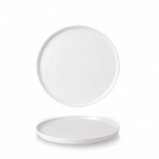CHURCHILL SUPER VITRIFIED WHITE CHEFS' WALLED PLATE 6.2inch