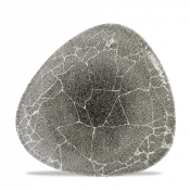 KINTSUGI QUARTZ BLACK TRIANGLE PLATE 26.5CM