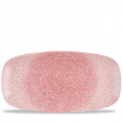 RAKU ROSE QUARTZ PINK CHEFS' OBLONG PLATE NO. 3 29.8 X 15.3