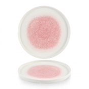 RAKU ROSE QUARTZ PINK CHEFS' WALLED PLATE 26CM