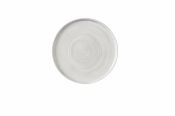 STONECAST CANVAS GREY WALLED P LATE 10 2/8inch