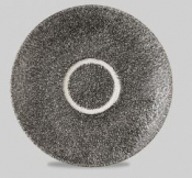 RAKU QUARTZ BLACK CAPPUCCINO S AUCER 6.25inch