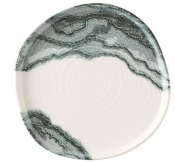 TIDE BLACK ORGANIC WALLED PLAT E 10 1/2inch