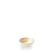 TIDE GOLD CONTOUR BOWL SHALLOW 11.6CM 20CL 7OZ H:4CM
